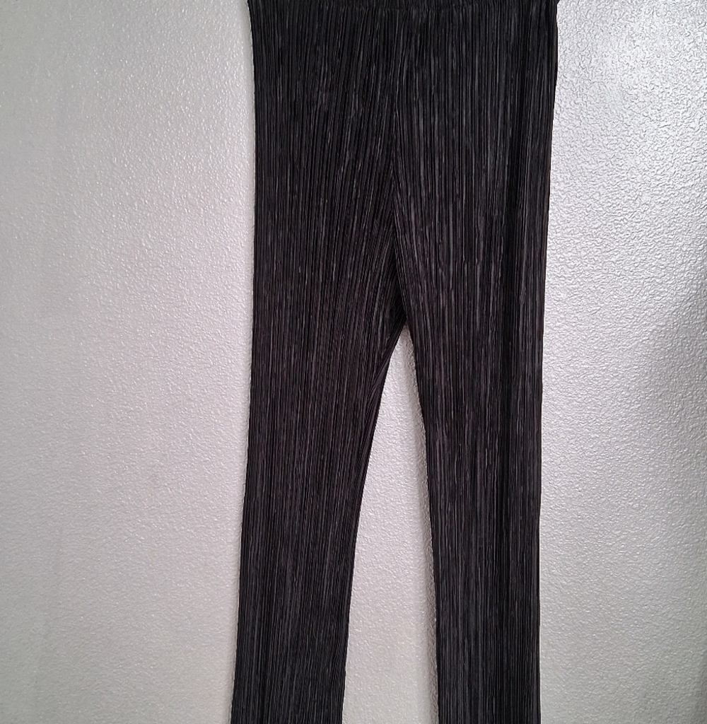 Hal Ferman Black Accordian Pull On Pants   Size 10